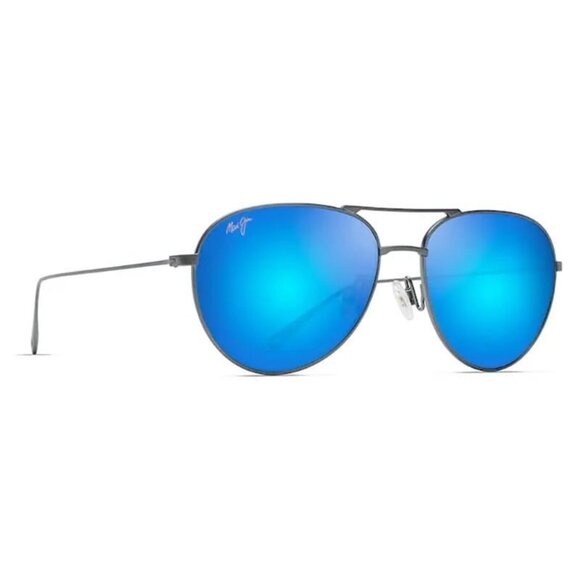 A3089Z New MAUI JIM Walaka Grey Polarised Aviator B885 03 Sunglasses Women - Picture 1 of 4